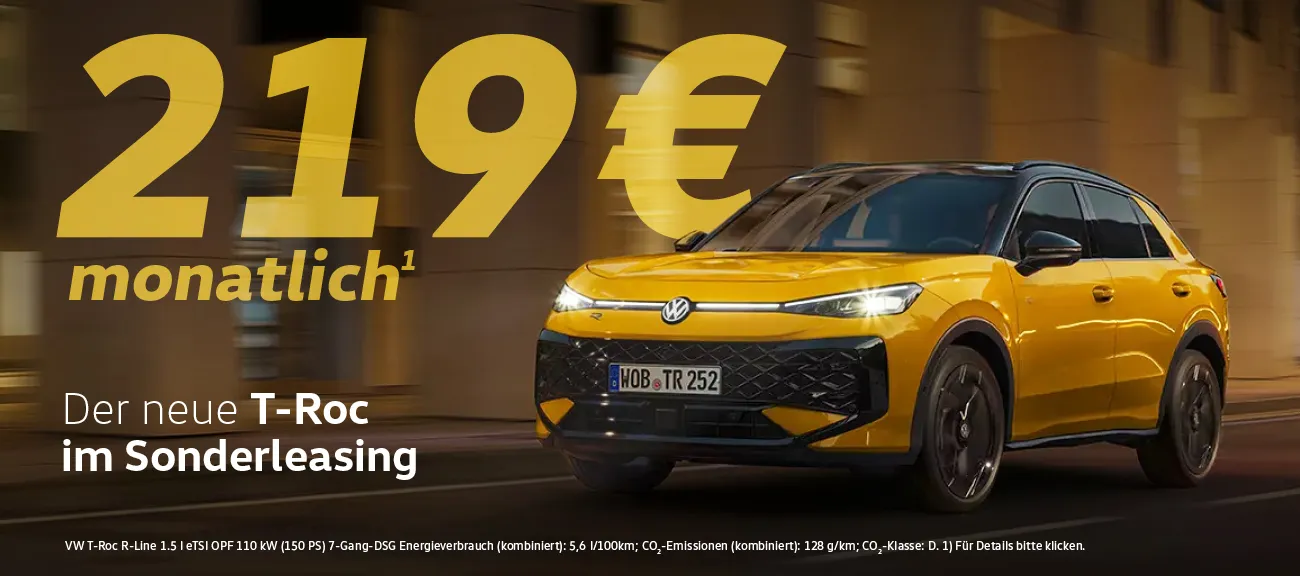 VW T-Roc Sonderleasing