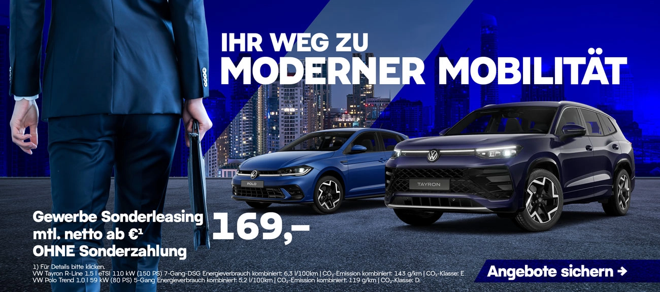 VW Business-Leasing Angebote